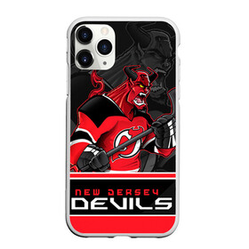 Чехол для iPhone 11 Pro матовый с принтом New Jersey Devils в Екатеринбурге, Силикон |  | new jersey devils | nhl | stanley cup | дъяволы нью джерси | калинин | кубок стенли | кубок стэнли | нхл | нью джерси девилз | хоккей | хоккейный клуб