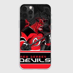 Чехол для iPhone 12 Pro с принтом New Jersey Devils в Екатеринбурге, силикон | область печати: задняя сторона чехла, без боковых панелей | new jersey devils | nhl | stanley cup | дъяволы нью джерси | калинин | кубок стенли | кубок стэнли | нхл | нью джерси девилз | хоккей | хоккейный клуб