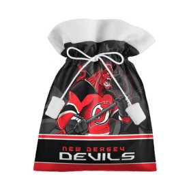 Подарочный 3D мешок с принтом New Jersey Devils в Екатеринбурге, 100% полиэстер | Размер: 29*39 см | new jersey devils | nhl | stanley cup | дъяволы нью джерси | калинин | кубок стенли | кубок стэнли | нхл | нью джерси девилз | хоккей | хоккейный клуб