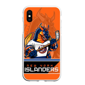 Чехол для iPhone XS Max матовый с принтом New York Islanders в Екатеринбурге, Силикон | Область печати: задняя сторона чехла, без боковых панелей | new york islanders | nhl | stanley cup | айлендерс | кубок стенли | кубок стэнли | кулемин | нхл | нью йорк айлендерс | хоккей | хоккейный клуб