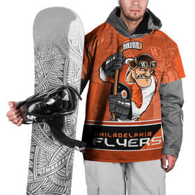 Накидка на куртку 3D с принтом Philadelphia Flyers в Екатеринбурге, 100% полиэстер |  | nhl | philadelphia flyers | stanley cup | кубок стенли | кубок стэнли | нхл | филадельфия | филадельфия флайерз | флаерс | хоккей | хоккейный клуб