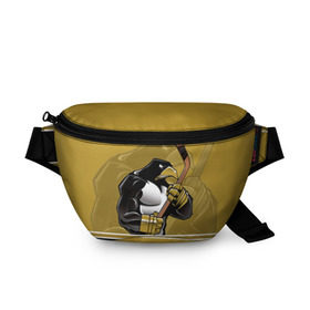 Поясная сумка 3D с принтом Pittsburgh Penguins в Екатеринбурге, 100% полиэстер | плотная ткань, ремень с регулируемой длиной, внутри несколько карманов для мелочей, основное отделение и карман с обратной стороны сумки застегиваются на молнию | nhl | pittsburgh penguins | stanley cup | кросби | кубок стенли | кубок стэнли | малкин | нхл | пингвинс | питтсбург пингвинз | сидни кросби | хоккей | хоккейный клуб