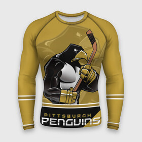 Мужской рашгард 3D с принтом Pittsburgh Penguins в Екатеринбурге,  |  | Тематика изображения на принте: nhl | pittsburgh penguins | stanley cup | кросби | кубок стенли | кубок стэнли | малкин | нхл | пингвинс | питтсбург пингвинз | сидни кросби | хоккей | хоккейный клуб