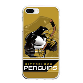 Чехол для iPhone 7Plus/8 Plus матовый с принтом Pittsburgh Penguins в Екатеринбурге, Силикон | Область печати: задняя сторона чехла, без боковых панелей | nhl | pittsburgh penguins | stanley cup | кросби | кубок стенли | кубок стэнли | малкин | нхл | пингвинс | питтсбург пингвинз | сидни кросби | хоккей | хоккейный клуб