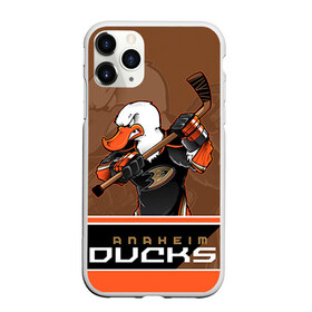 Чехол для iPhone 11 Pro Max матовый с принтом Anaheim Ducks в Екатеринбурге, Силикон |  | anaheim ducks | nhl | stanley cup | кубок стенли | кубок стэнли | нхл | хоккей | хоккейный клуб