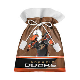 Подарочный 3D мешок с принтом Anaheim Ducks в Екатеринбурге, 100% полиэстер | Размер: 29*39 см | Тематика изображения на принте: anaheim ducks | nhl | stanley cup | кубок стенли | кубок стэнли | нхл | хоккей | хоккейный клуб