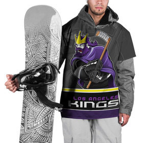 Накидка на куртку 3D с принтом Los Angeles Kings в Екатеринбурге, 100% полиэстер |  | los angeles kings | nhl | stanley cup | кубок стенли | кубок стэнли | лос анджелес кингз | лос анжелес короли | нхл | хоккей | хоккейный клуб