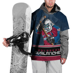 Накидка на куртку 3D с принтом Colorado Avalanche в Екатеринбурге, 100% полиэстер |  | colorado avalanche | nhl | stanley cup | варламов | григоренко | колорадо | колорадо эвеланш | кубок стенли | кубок стэнли | нхл | тютин | хоккей | хоккейный клуб