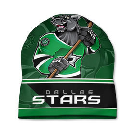 Шапка 3D с принтом Dallas Stars в Екатеринбурге, 100% полиэстер | универсальный размер, печать по всей поверхности изделия | dallas stars | nhl | stanley cup | даллас | даллас старз | кубок стенли | кубок стэнли | ничушкин | нхл | хоккей | хоккейный клуб