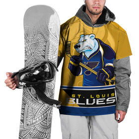 Накидка на куртку 3D с принтом St. Louis Blues в Екатеринбурге, 100% полиэстер |  | nhl | st. louis blues | stanley cup | йори | кубок стенли | кубок стэнли | лехтеря | луис блюз | нхл | сент луис | сент луис блюз | тарасенко | хоккей | хоккейный клуб