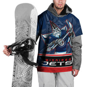 Накидка на куртку 3D с принтом Winnipeg Jets в Екатеринбурге, 100% полиэстер |  | nhl | stanley cup | winnipeg jets | бурмистров | винипег | виннипег джетс | кубок стенли | кубок стэнли | нхл | хоккей | хоккейный клуб
