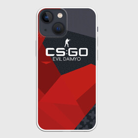 Чехол для iPhone 13 mini с принтом cs:go   Evil Daimyo style (Злобный Дайме) в Екатеринбурге,  |  | cs | csgo | daimyo | m4a4 | го.evil | дайме | злобный | кс