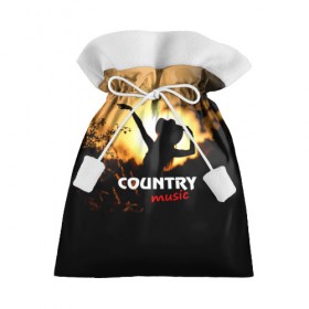 Подарочный 3D мешок с принтом Country music в Екатеринбурге, 100% полиэстер | Размер: 29*39 см | Тематика изображения на принте: country | music | девушка | кантри | ковбой | мелодия | музыка | шляпа