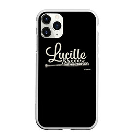 Чехол для iPhone 11 Pro матовый с принтом Lucille Sluggers 4 в Екатеринбурге, Силикон |  | Тематика изображения на принте: the walking dead | бита | зомби | ниган | ужасы | ходячие