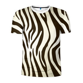 Мужская футболка 3D спортивная с принтом Шкура зебры в Екатеринбурге, 100% полиэстер с улучшенными характеристиками | приталенный силуэт, круглая горловина, широкие плечи, сужается к линии бедра | африка | животные | звери | зебра | фауна