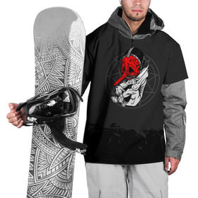 Накидка на куртку 3D с принтом Slipknot N3 Chris Fehn в Екатеринбурге, 100% полиэстер |  | крис | слипкнот | слипнот | фен