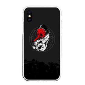 Чехол для iPhone XS Max матовый с принтом Slipknot N3 Chris Fehn в Екатеринбурге, Силикон | Область печати: задняя сторона чехла, без боковых панелей | Тематика изображения на принте: крис | слипкнот | слипнот | фен