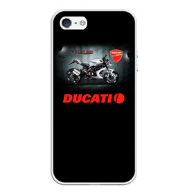 Чехол для iPhone 5/5S матовый с принтом Ducati 4 в Екатеринбурге, Силикон | Область печати: задняя сторона чехла, без боковых панелей | Тематика изображения на принте: ducati | moto | дукати | мото | мотоцикл | мотоциклы