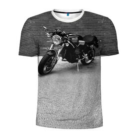 Мужская футболка 3D спортивная с принтом Ducati 1 в Екатеринбурге, 100% полиэстер с улучшенными характеристиками | приталенный силуэт, круглая горловина, широкие плечи, сужается к линии бедра | Тематика изображения на принте: ducati | moto | дукати | мото | мотоцикл | мотоциклы
