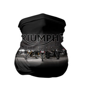 Бандана-труба 3D с принтом Triumph 5 в Екатеринбурге, 100% полиэстер, ткань с особыми свойствами — Activecool | плотность 150‒180 г/м2; хорошо тянется, но сохраняет форму | Тематика изображения на принте: moto | triumph | мотоцикл | мотоциклы | триумф