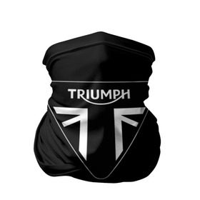 Бандана-труба 3D с принтом Triumph 4 в Екатеринбурге, 100% полиэстер, ткань с особыми свойствами — Activecool | плотность 150‒180 г/м2; хорошо тянется, но сохраняет форму | Тематика изображения на принте: moto | triumph | мотоцикл | мотоциклы | триумф