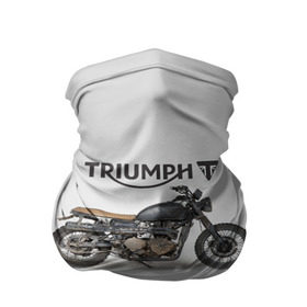 Бандана-труба 3D с принтом Triumph 2 в Екатеринбурге, 100% полиэстер, ткань с особыми свойствами — Activecool | плотность 150‒180 г/м2; хорошо тянется, но сохраняет форму | Тематика изображения на принте: moto | triumph | мотоцикл | мотоциклы | триумф