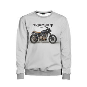 Детский свитшот 3D с принтом Triumph 2 в Екатеринбурге, 100% полиэстер | свободная посадка, прямой крой, мягкая тканевая резинка на рукавах и понизу свитшота | moto | triumph | мотоцикл | мотоциклы | триумф