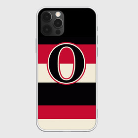 Чехол для iPhone 12 Pro с принтом Ottawa Senators O в Екатеринбурге, силикон | область печати: задняя сторона чехла, без боковых панелей | hockey | nhl | ottawa senators | нхл | хоккей