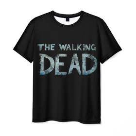 Мужская футболка 3D с принтом Walking Dead в Екатеринбурге, 100% полиэфир | прямой крой, круглый вырез горловины, длина до линии бедер | Тематика изображения на принте: ходячие мертвецы