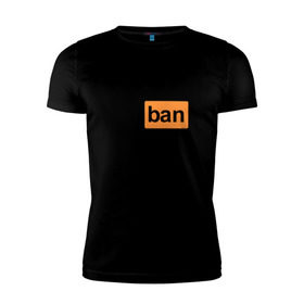 Мужская футболка премиум с принтом Unban Pornhub в Екатеринбурге, 92% хлопок, 8% лайкра | приталенный силуэт, круглый вырез ворота, длина до линии бедра, короткий рукав | 