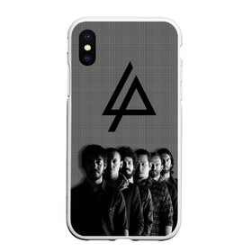 Чехол для iPhone XS Max матовый с принтом LINKIN PARK в Екатеринбурге, Силикон | Область печати: задняя сторона чехла, без боковых панелей | linkin park | линкин парк | музыка | рок | рок группа