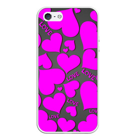 Чехол для iPhone 5/5S матовый с принтом Любовная история в Екатеринбурге, Силикон | Область печати: задняя сторона чехла, без боковых панелей | любовь | поцелуй | святой валентин | сердце | счастье | я люблю тебя