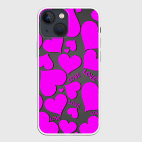 Чехол для iPhone 13 mini с принтом Любовная история в Екатеринбурге,  |  | любовь | поцелуй | святой валентин | сердце | счастье | я люблю тебя