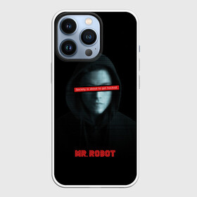 Чехол для iPhone 13 Pro с принтом Mr Robot в Екатеринбурге,  |  | fsociety | mr robot | анонимус | мистер робот