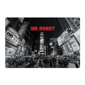 Магнитный плакат 3Х2 с принтом Мистер Робот в Екатеринбурге, Полимерный материал с магнитным слоем | 6 деталей размером 9*9 см | fsociety | mr robot | анонимус | мистер робот