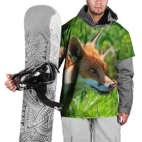 Накидка на куртку 3D с принтом Лисица в Екатеринбурге, 100% полиэстер |  | животные | лес | лиса | природа | рыжая