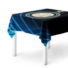 Скатерть 3D с принтом Inter Milan в Екатеринбурге, 100% полиэстер (ткань не мнется и не растягивается) | Размер: 150*150 см | inter | milan | интер | италия | милан | футбол | футболист