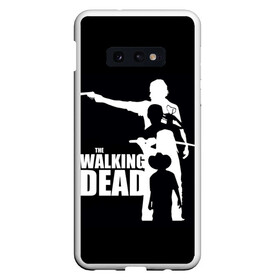 Чехол для Samsung S10E с принтом The Walking Dead в Екатеринбурге, Силикон | Область печати: задняя сторона чехла, без боковых панелей | the walking dead | америка | апокалипсис | глен | дерил | зомби | карл | кровь | рик | сша | ходячие мертвецы