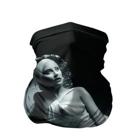 Бандана-труба 3D с принтом Lady Gaga в Екатеринбурге, 100% полиэстер, ткань с особыми свойствами — Activecool | плотность 150‒180 г/м2; хорошо тянется, но сохраняет форму | american horror story | американская история ужасов