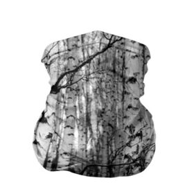 Бандана-труба 3D с принтом Березовая роща в Екатеринбурге, 100% полиэстер, ткань с особыми свойствами — Activecool | плотность 150‒180 г/м2; хорошо тянется, но сохраняет форму | Тематика изображения на принте: birch | birch grove | black   white | forest | photo | trees | березовая | березы | деревья | лес | роща | фото | черно   белое