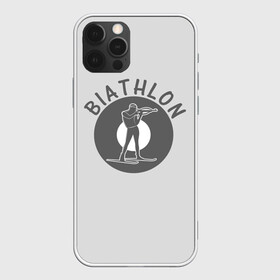 Чехол для iPhone 12 Pro с принтом biathlon sport в Екатеринбурге, силикон | область печати: задняя сторона чехла, без боковых панелей | biathlon | биатлон | гонка | зимний спорт | кубок мира | олимпиада | спорт | спринт | чемпионат | чемпионат мира | эстафета