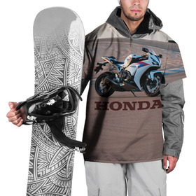Накидка на куртку 3D с принтом Honda 1 в Екатеринбурге, 100% полиэстер |  | honda | moto | мото | мотоцикл | мотоциклы | хонда
