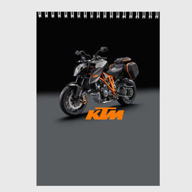 Скетчбук с принтом KTM 4 в Екатеринбурге, 100% бумага
 | 48 листов, плотность листов — 100 г/м2, плотность картонной обложки — 250 г/м2. Листы скреплены сверху удобной пружинной спиралью | Тематика изображения на принте: ktm | moto | катээм | ктм | мото | мотоцикл | мотоциклы