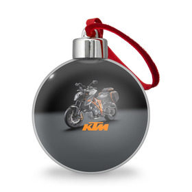 Ёлочный шар с принтом KTM 4 в Екатеринбурге, Пластик | Диаметр: 77 мм | Тематика изображения на принте: ktm | moto | катээм | ктм | мото | мотоцикл | мотоциклы
