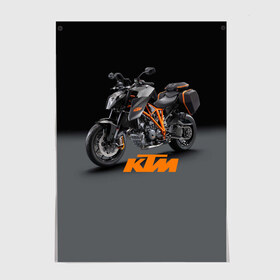 Постер с принтом KTM 4 в Екатеринбурге, 100% бумага
 | бумага, плотность 150 мг. Матовая, но за счет высокого коэффициента гладкости имеет небольшой блеск и дает на свету блики, но в отличии от глянцевой бумаги не покрыта лаком | ktm | moto | катээм | ктм | мото | мотоцикл | мотоциклы