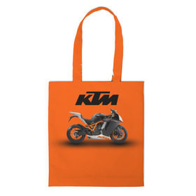 Сумка 3D повседневная с принтом KTM 1 в Екатеринбурге, 100% полиэстер | Плотность: 200 г/м2; Размер: 34×35 см; Высота лямок: 30 см | ktm | moto | катээм | ктм | мото | мотоцикл | мотоциклы