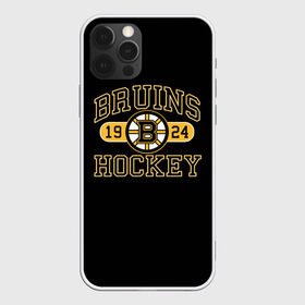 Чехол для iPhone 12 Pro Max с принтом Boston Bruins в Екатеринбурге, Силикон |  | Тематика изображения на принте: boston bruins | nxl | stanley cup | хоккей