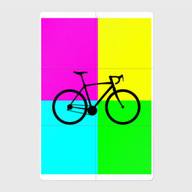 Магнитный плакат 2Х3 с принтом Велосипед фикс в Екатеринбурге, Полимерный материал с магнитным слоем | 6 деталей размером 9*9 см | fix | вело | велосипед | прикол | фикс
