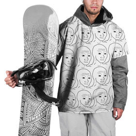 Накидка на куртку 3D с принтом I Know That Feel Bro в Екатеринбурге, 100% полиэстер |  | мем | мемы