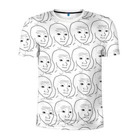 Мужская футболка 3D спортивная с принтом I Know That Feel Bro в Екатеринбурге, 100% полиэстер с улучшенными характеристиками | приталенный силуэт, круглая горловина, широкие плечи, сужается к линии бедра | мем | мемы